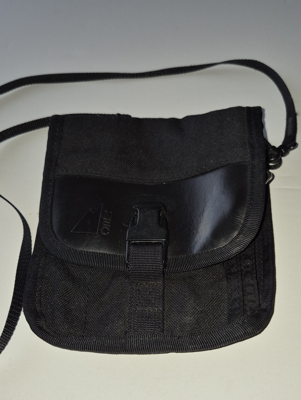 MEC Compact Black Crossbody Pouch